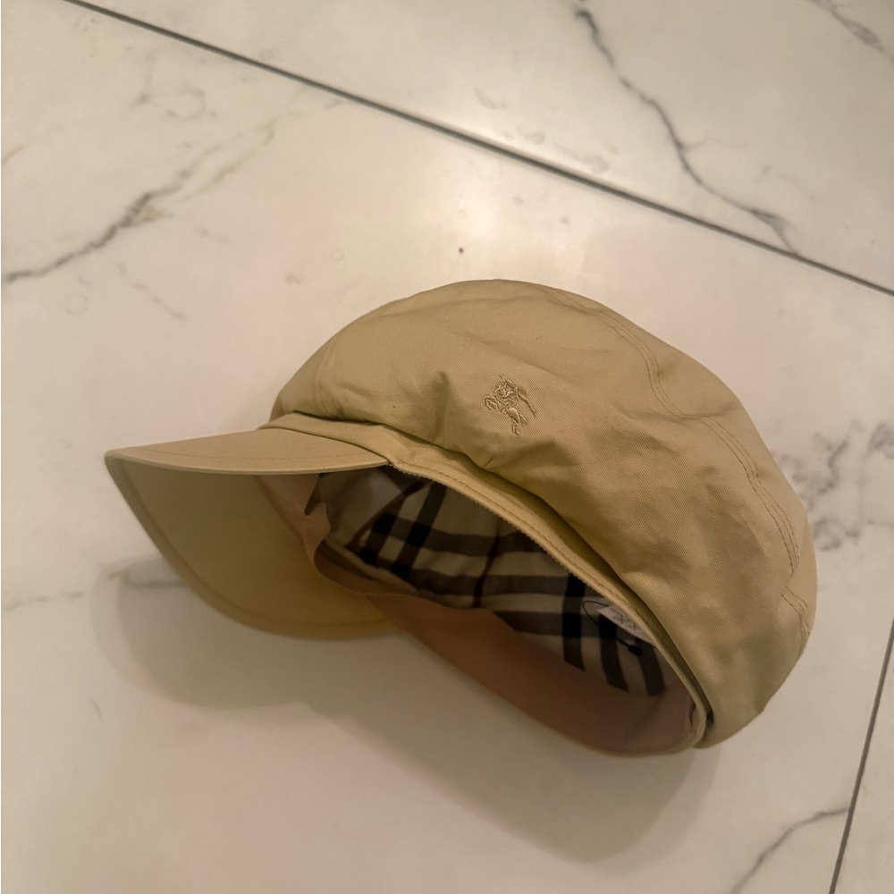 BURBERRY VINTAGE FLAT CAP - Picture 5 of 15